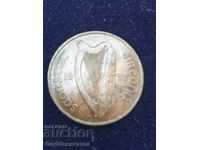 Ireland 1 Penny 1937 Hen Chicks Bronze 9.4g