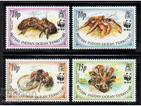 1993. Brit. Indian Ocean. Coconut crab.