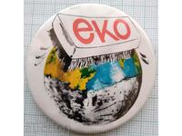 15457 Badge - party Eco Glasnost