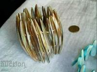 2 pcs old beautiful bracelets made of natural kamak GRAY
