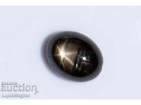 Black Star Sapphire 1.99ct 6-ray star oval cabochon