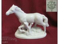 60s Vintich Porcelain Figure - Horse IZIDA Bulgaria