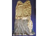 30's Original Women's Satin and Lace Dress