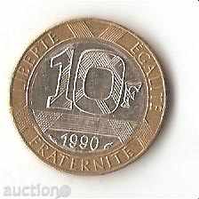 10 φράγκα στη Γαλλία το 1990