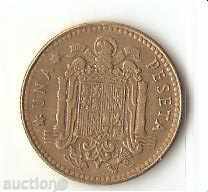 + Spania 1 peseta 1975 (1980),