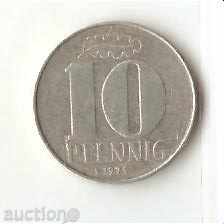 + GDR 10 pfenigi 1979