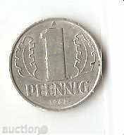 DDR 1 pfennig 1960