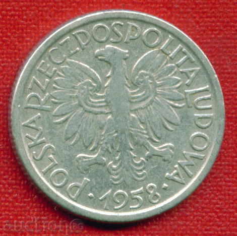 Poland 1958 - 2 zloty Poland / C 137 with price 1.50 BGN | € 0.77 Poland 1958 - 2 zloty Poland / C 137 with price 1.50 BGN | € 0.77