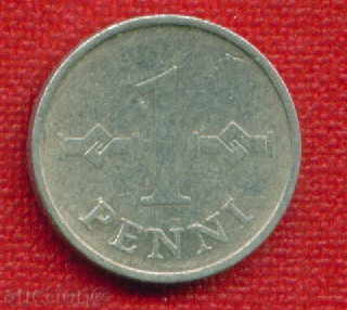 Финландия 1975 - 1 пени / PENNI Finland / C 632