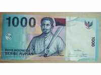 Πώληση τραπεζογραμματίων 1000 ρουπιών, Ινδονησία