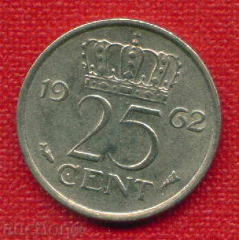 Auction Holland 1962 - 25 cents / CENT Netherlands / C 435 Auction Holland 1962 - 25 cents / CENT Netherlands / C 435