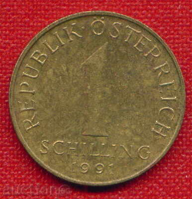 Austria 1991 - 1 shilling / SCHILLING Austria FLORA / C 707