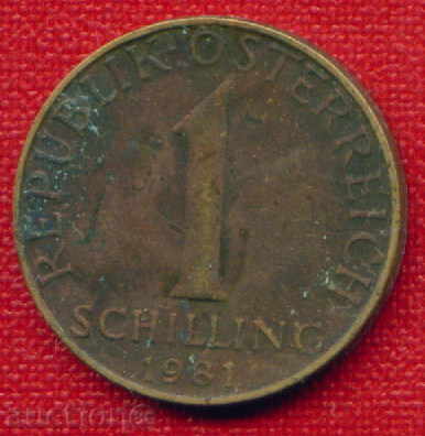 Auction Austria 1981 - 1 shilling / SCHILLING Austria FLORA / C 910 Auction Austria 1981 - 1 shilling / SCHILLING Austria FLORA / C 910