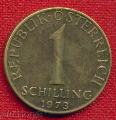 Austria 1973 - 1 shilling / SCHILLING Austria FLORA / C 809