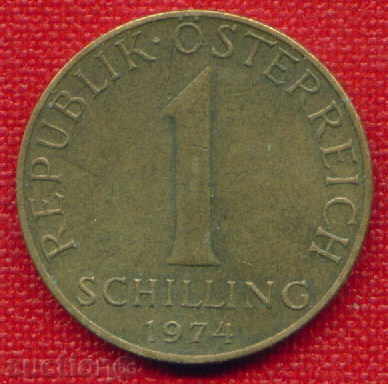 Austria 1974-1 șiling / SCHILLING Austria FLORA / C851