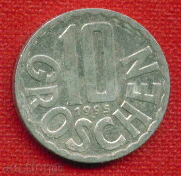Австрия 1995 -  10 гроша / GROSCHEN Austria  / C 592