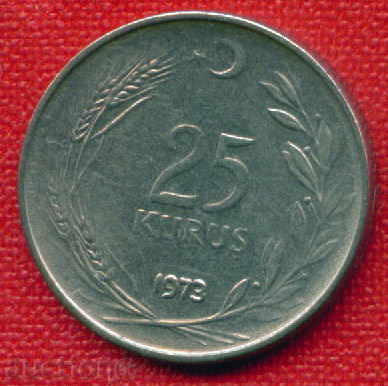 Turkey 1973 - 25 Currus / KURUS Turkey / C 1013