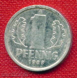 GDR Γερμανία 1988-1 pfennigs (Α) Γερμανία DDR / C 621