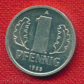 Auction GDR Germany 1983 - 1 Pfennig (A) Germany DDR / C 561 Auction GDR Germany 1983 - 1 Pfennig (A) Germany DDR / C 561