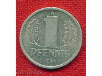 GDR Germany 1981 - 1 Pfennig (A) Germany DDR / C 630