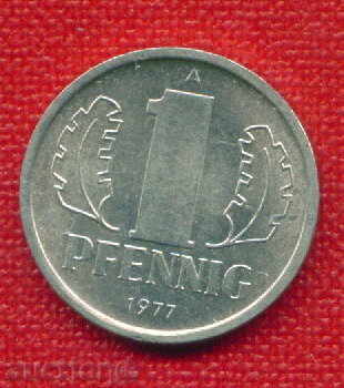 Auction  GDR Germany 1977 - 1 Pfennig (A) Germany DDR / C 734