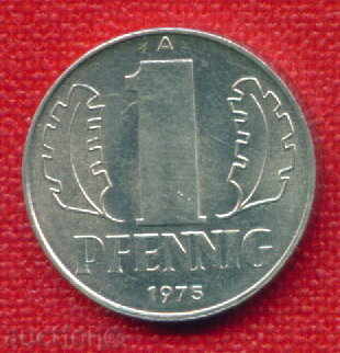 GDR Γερμανία 1975 - 1 pfennigs (Α) Γερμανία DDR / C 589
