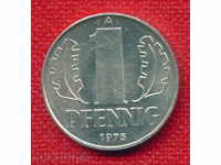 GDR Germany 1975 - 1 Pfennig (A) Germany DDR / C 589