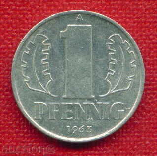 GDR Germany 1963 - 1 Pfennig (A) Germany DDR / C 607