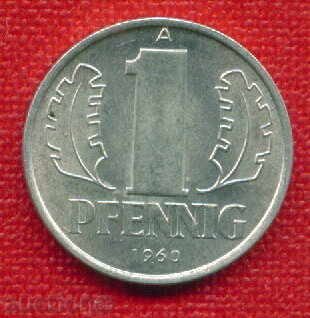 GDR Germania 1960-1 pfennig (A) Germania DDR / C 583