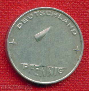 GDR Γερμανία 1953 - 1 pfennigs (Α) Γερμανία DDR / C 656