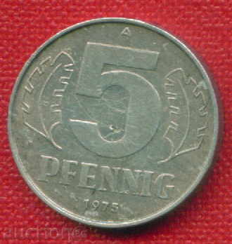 Auction  GDR Germany 1975 - 5 Pfennig (A) Germany DDR / C 1097
