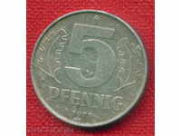 GDR Germany 1975 - 5 Pfennig (A) Germany DDR / C 1097