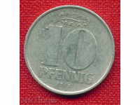 German Democratic Republic 1965 - 10 Pfennig (A) Germany DDR / C 614