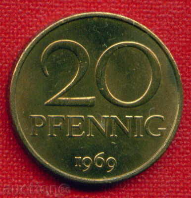German Democratic Republic 1969 - 20 Pfennig Germany DDR / C 381