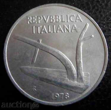 ITALY-10 lire-1978r