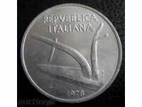 ITALY-10 lire-1978r