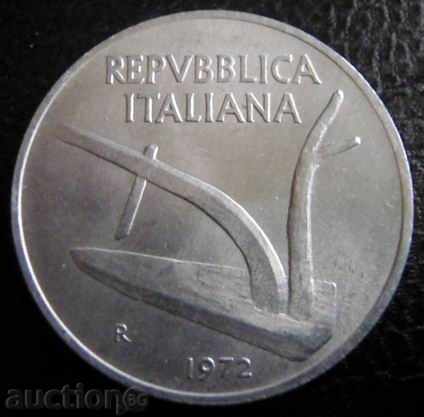 ITALY-10 pounds-1972r