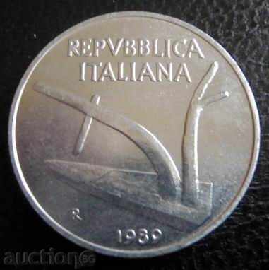 ITALY-10 lire-1989R