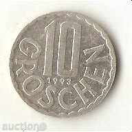 Австрия  10  гроша  1993 г.
