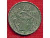 Spania 1957 (58) - 25 Peseta / pesete Spania / C 1432