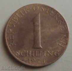 AUSTRIA-1 shilling-1974-