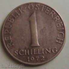 AUSTRIA-1 shilling-1972-