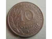 Γαλλία-10 centimes-1977.