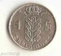 +Белгия  1  франк  1980 г.  френска легенда