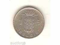 +Белгия  1  франк  1952 г.  холандска легенда