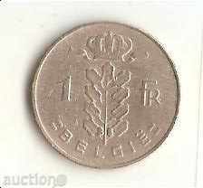 + Belgium 1 franc 1956 Dutch legend