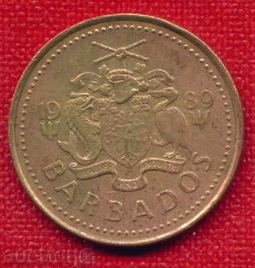 Auction Barbados 1989 - 5 Cent / CENTS Barbados ARCH / C 1635 Auction Barbados 1989 - 5 Cent / CENTS Barbados ARCH / C 1635