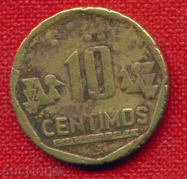 Перу 1997 - 10 центимос / CENTIMOC Peru / C 1610