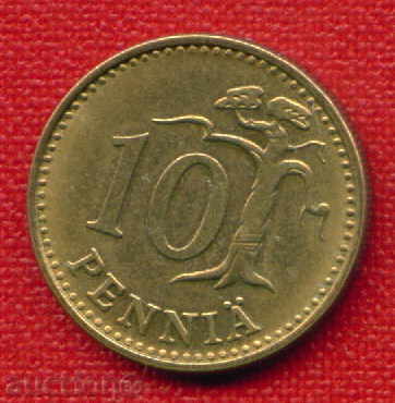 Финландия 1965 - 10 пени S / PENNIA Finland FLORA / C 1205