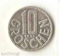 Австрия  10  гроша  1995 г.